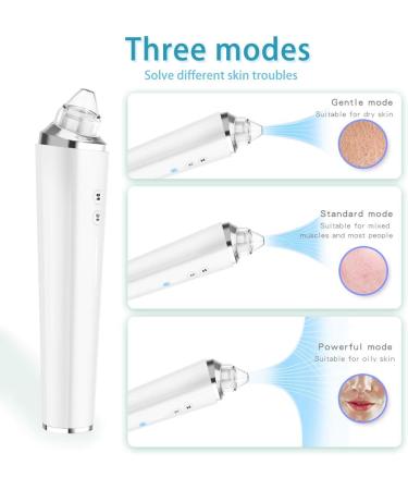 Electric Blackhead Remover with Camera Visual Electric Facial Pore Cleaner Phone Linked Display WiFi Beauty Device for Skin Care Powerful Removal Blackhead Acne Extractor with 6 Replaceable Probes - Buy Online on GoSupps.com