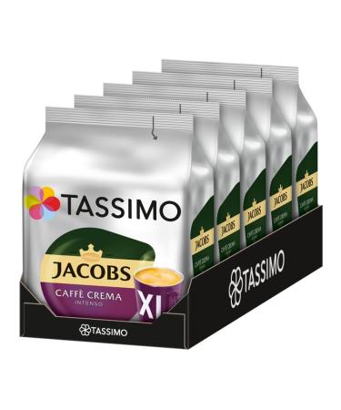 Buy Tassimo Jacobs Caff Crema Intenso XL - 80 Capsules (5 Packs) | Rich Creamy Coffee Delivered Internationally - Buy Online on GoSupps.com