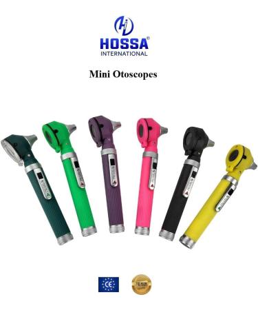 Hossa Int-Otoscope Set with Light - 3x Magnification 10 Speculum Tips Diagnostic Tool for Nurses & Family - Pink Hard Plastic Case - Buy Online on GoSupps.com