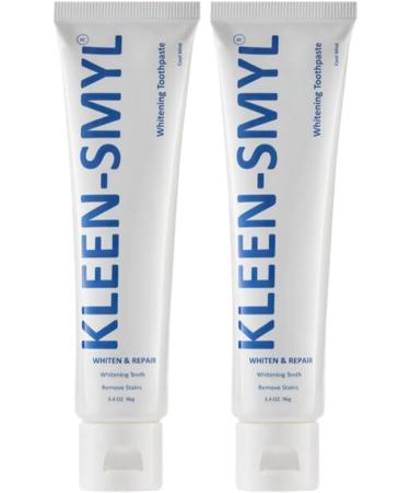 Kleen-Smyl Professional Teeth Whitening Toothpaste Cool Mint 3.4oz (Pack of 2) - Buy Online on GoSupps.com