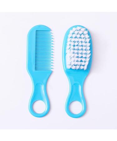 Meokro Baby Hair Brush Comb - Gentle ABS Nylon Massage Tool for Baby Pink - Buy Online on GoSupps.com