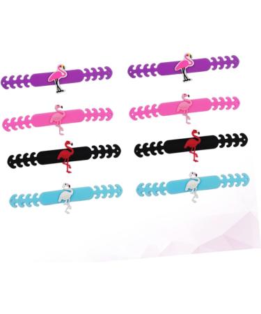 CLISPEED Flamingo Face Masks - 8pcs Anti-Strangle Ear Masks for Lip Gloss - 17.5x2cm - International Shipping Available - Buy Online on GoSupps.com