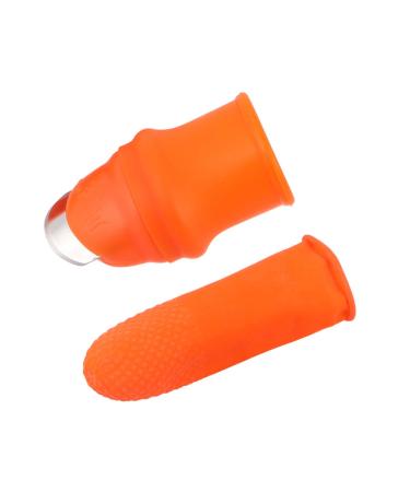 Ultechnovo garden silicone thumb tool harvest plant picking order garden vegetables pick garden finger gloves tools 1.0 meters 4.5 x 2.6 x 3 cm