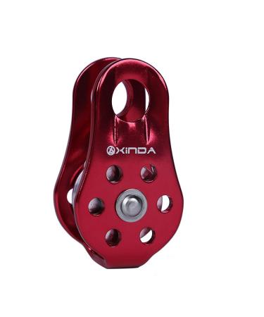 Ancllo climbing roller 20 kn fixed tree climbing single rolls abseiler Rescue Safety Gear individual belt disk for climbing cave exploration mountaineering for ropes up to 12 mm diameter