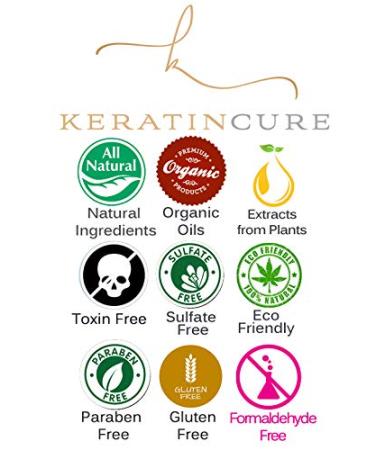 Keratin Cure Gold & Honey Hair Treatment - 10 Oz | Professional Repair for Dry Frizzy Curly & Coarse Hair - Safe Bio Protein Straightening Solution - Buy Online on GoSupps.com