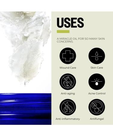 PurO3 Fully Ozonated Olive Oil - 2 Oz Glass Jar - 100% Ozonated (1 Pack) - Buy Online on GoSupps.com