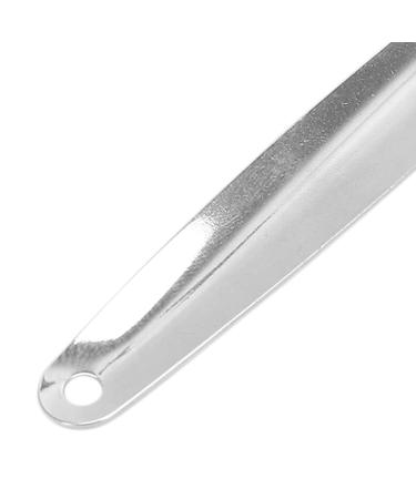 2PC Stainless Steel Tongue Scrapers for Adults - Portable & Reusable Oral Health Cleaning Tool - Buy Online on GoSupps.com