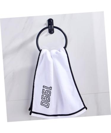 OSALADI 2pcs Ring Punch Hanging Holder Home Rack Aluminum Round Bathroom Space for Black Towel - Buy Online on GoSupps.com