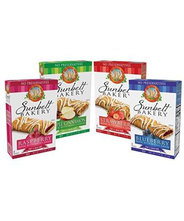 Sunbelt Bakery Fruit & Grain Cereal Bars, 4 Flavor Variety Pack, No Preservatives (32 Bars),8 Count (Pack of 4)