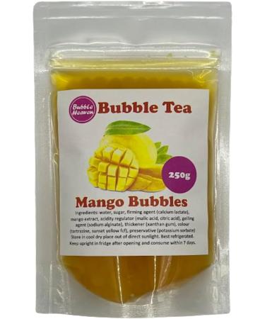 Fruity Strawberry with Mango Popping Bobas Bubble Tea Kit 3 to 6 Drinks Strawberry and Mango - Buy Online on GoSupps.com