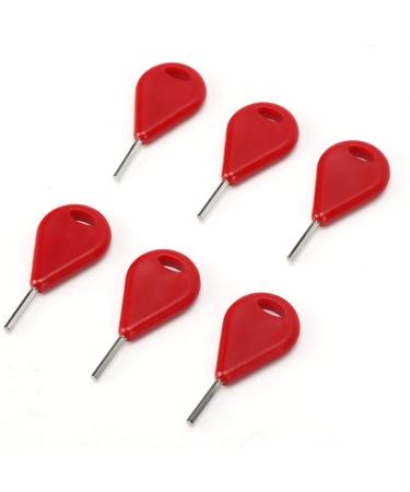 Universal Surfboard Fin Hex Key Set - 6 Pc Surf Fin Installation & Removal Tool (Red) - Buy Online on GoSupps.com