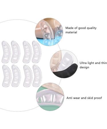 Buy SOLUSTRE Non-Slip Heel Inserts - 4 Pairs Metatarsal Pads for Foot Care | Invisible Flannel Insole Pads for Girls & Running - Buy Online on GoSupps.com