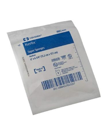 Kerlix Super Sponge Medium 6"X 6 3/4" Tray of 50
