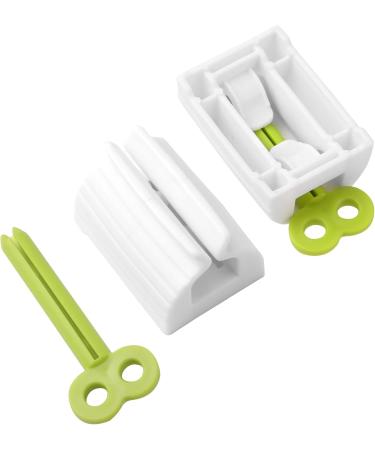 Buy 3 x Toothpaste Squeezer & Toothpaste Seat Holder - Green Bathroom Accessories for Effortless Cleanliness - Buy Online on GoSupps.com