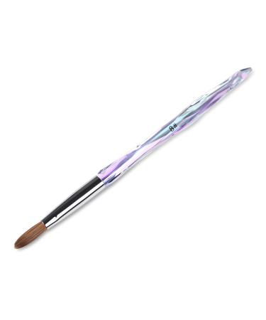 Alexnailart Symphony Handle Acrylic Nail Brush - 8# Manicure Design Tool for Precision Nail Art - Buy Online on GoSupps.com