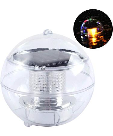 Water Floating LED Ball Lights Solar Power Pool Lamp for Garden Pool Pond Decoration 2pcs (Warm Light) - Buy Online on GoSupps.com