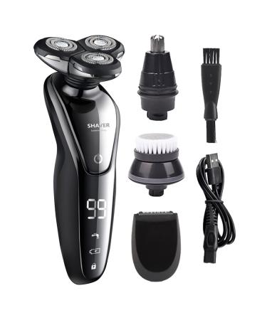Head Shavers for Bald Men 4 IN 1 Electric Shaver For Men 4D Electric Beard Trimmer USB Rechargeable Professional Hair Trimmer Hair Cutter Razor For Men 4in1
