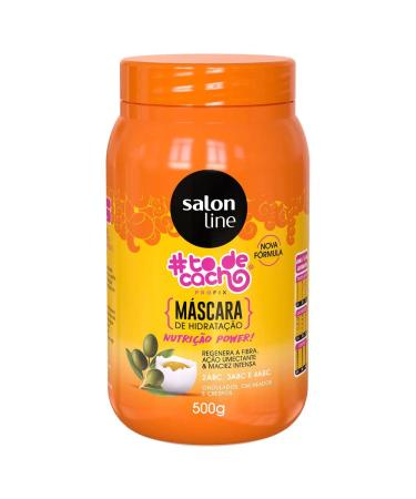 Linha Tratamento (ToDeCacho) Salon Line - Maionese Capilar  Uma Nutricao Power  500 Gr - (Salon Line Treatment (IHaveCurls) Collection - Power Nourishment Hair Mayonnaise Net 17.63 Oz)
