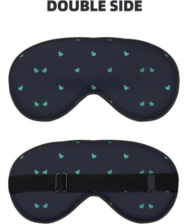 Lovely Blue Eye Mask - Soft Adjustable Comfortable Sleeping Mask for Men & Women - Buy Online on GoSupps.com