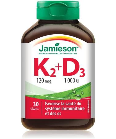 Vitamin K2 120 mcg and Vitamin D3 1 000 IU & Omega-3 Select 1 000 mg Vitamin+ Omega-3 200 Count (Pack of 1) - Buy Online on GoSupps.com