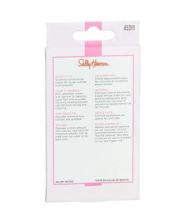 Sally Hansen Cuticle Massage Cream 0.4oz (12ml) 3 Pack - Nourishing Cuticle Treatment - Buy Online on GoSupps.com