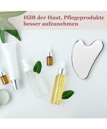 Buy Gua Sha Stainless Steel Massage Tool - Facial & Neck Care for Beauty Relaxation & Muscle Relief | International Shipping Available - Buy Online on GoSupps.com