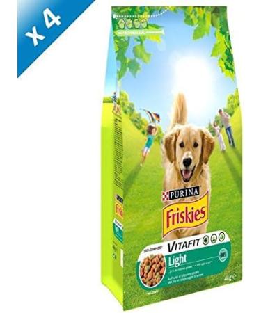 FRISKIES - Light - Chicken - 4kg - Croquettes for Adult Dogs - Pack of 4 - Buy Online on GoSupps.com