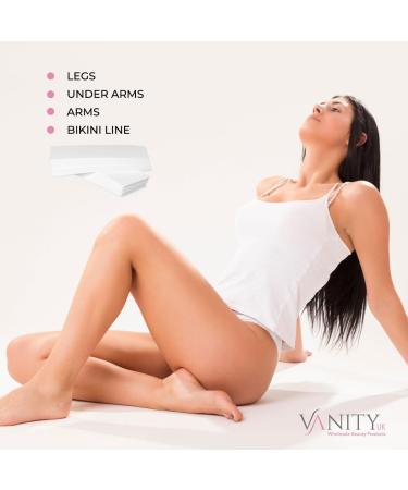 Vanity UK 100 pcs Paper Wax Strips Salon Professional Quality Waxing - Buy Online on GoSupps.com