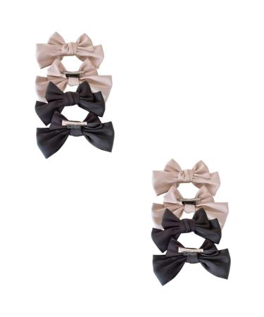 Beavorty 4 Pairs bow hairpin girls barrette party hair clip baby hair bows hair bows for women toddler hair clips bow alligator clips hair bow Bowknot headgear wedding Miss fabric