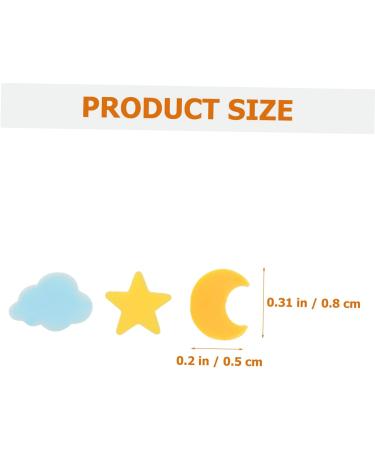 Ipetboom 1 Nail Art Polymer Clay Glitter Polymer Slices for Makeup Moon Decorations Nail Embellishments Nail Decorations Clay Sprinkles Fruit Nail Stickers Star Nail Polish Accessories - Buy Online on GoSupps.com