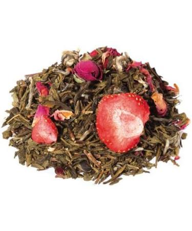  Th s & Traditions Organic Strawberry Raspberry Green Tea | 100g Loose Bag | Certified Organic Farming  - Buy Online on GoSupps.com