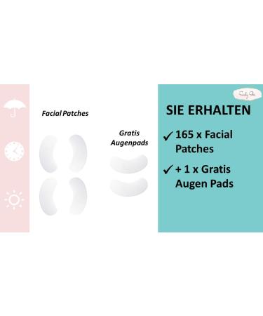 Sandyskin Facial Plaster & Eye Pads | 165 x Face Pads for Wrinkle Reduction | Smooth Facial Folds & Eye Stripes | Free Shipping Worldwide - Buy Online on GoSupps.com