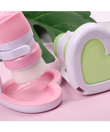 POPETPOP 1PC face Brush Facial Brush Manual Facial Brush face Scrub Brush Blackhead Scrubber Silicone scrubbers Facial Cleansing Brush Household Plastic abs Miss Storage Rack 11x8cm Green - Buy Online on GoSupps.com