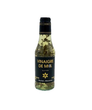 Honey vinegar with garlic and thyme - Le Rucher de Macameli - 250ml bottle