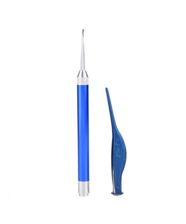 SourceTon Ear Pick Earwax Removal Kit - Blue | Cleansing Tool Set with Storage Box and Cleaning Brush - Buy Online on GoSupps.com