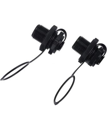 Inflatable Boat Valve 2pcs Replacement Screw Air Valve - One-Way Inflation for Kayak, Raft, Pool Boat - High-Quality Plug - Buy Online on GoSupps.com