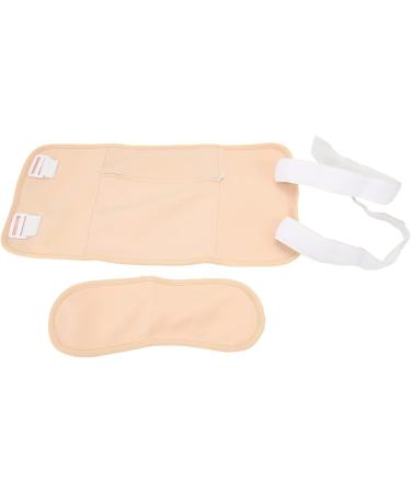 Asixxsix Reusable Castor Oil Pack for Liver Detox | Washable Compress with Adjustable Straps - Buy Online on GoSupps.com