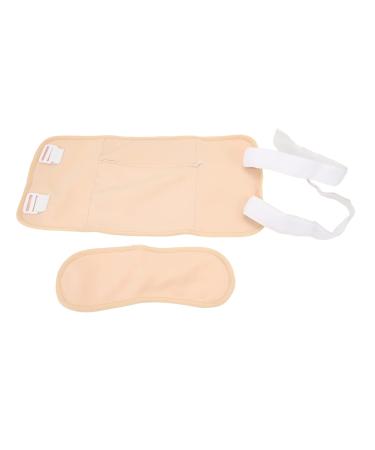 Waist Neck Castor Oil Wrap Reusable Castor Oil Pack For Liver Detoxification (Khaki)
