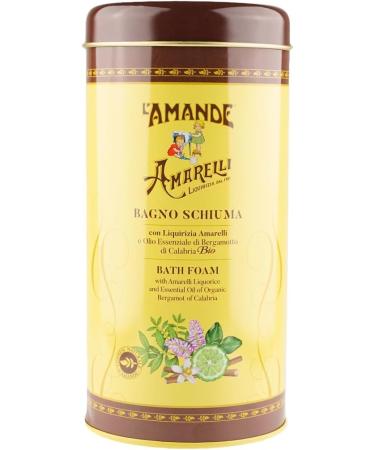  L'Amande L'AMANDE - Bubble bath for men and women in a box with licorice and organic bergamot essential oils cleansing gel and moisturizing delicate body natural foam bath dermatological pH 500 ml - Buy Online on GoSupps.com