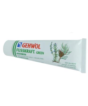 Gehwol Fusskraft Green 75 ml Refreshing Cooling Cream Contains Menthol/Aloe Vera