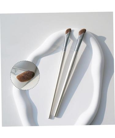 BIUDECO 4pcs Nose Shadow Brush Makeup Accessory Brow Brush Angled Eye Smudge Brush Angled Liner Brush Alloy - Buy Online on GoSupps.com