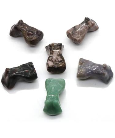 1.2" Natural Crystals Women Modern Statue Naked Art Sex Lady Body Stone Carved Gemstone Collectible Home Decoration Crystal - Buy Online on GoSupps.com