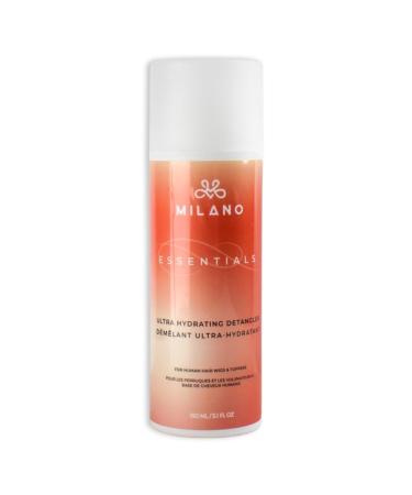 MILANO COLLECTION Essentials Ultra Hydrating Detangler for Human Hair Wigs Hair Extensions and Hair Pieces Lightweight Leave-in Conditioner Detangler Hydration Lotion Premium Wig Care Products Ultra Hydrating Detangler 150ml