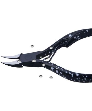 OUSIKA Nail Clippers Black Toenail Ingrown Nail Art Cuticle Nipper Clipper Edge Cutter Manicure Scissor Plier Tool Pedicure Dead Skin Remover Nails Schwarz - Buy Online on GoSupps.com