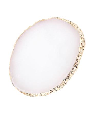 Resin Nail Art Palette with Gold Edge - Multifunctional Display Board for Color Mixing | Exquisite White Craftsmanship - Shop Internationally - Buy Online on GoSupps.com
