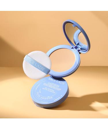 SACE LADY Oil Control Face Pressed Powder - Matte Smooth Setting Makeup for Waterproof Long-Lasting Finish - Cruelty-Free, 0.28oz - Buy Online on GoSupps.com