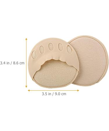 FRCOLOR 2 Pairs Women's Five Toe Socks - Invisible Open Toe Liner for Sandals & Heels - Comfort Forefoot Pads - Buy Online on GoSupps.com