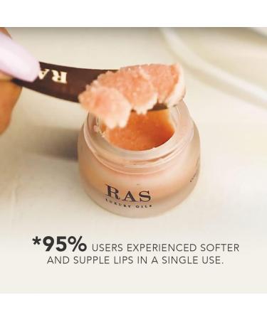 Lips Conditioning & Brightening Lip Scrub - Vegan Grapefruit & Orange Exfoliator for Men & Women | Nourishes & Reduces Pigmentation - 8g - Buy Online on GoSupps.com