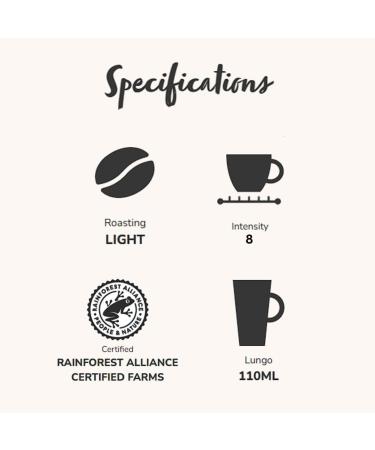 Belmio Espresso Coffee Aluminum Coffee Capsules Compatible with Nespresso Lungo Delicato 10 Capsules Intensity 5 - Buy Online on GoSupps.com