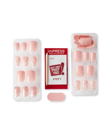 imPRESS Wider Fit False Nails Manicure Set - Just a Dream | 30 Chip-Proof & Smudge-Proof Fake Nails - Buy Online on GoSupps.com